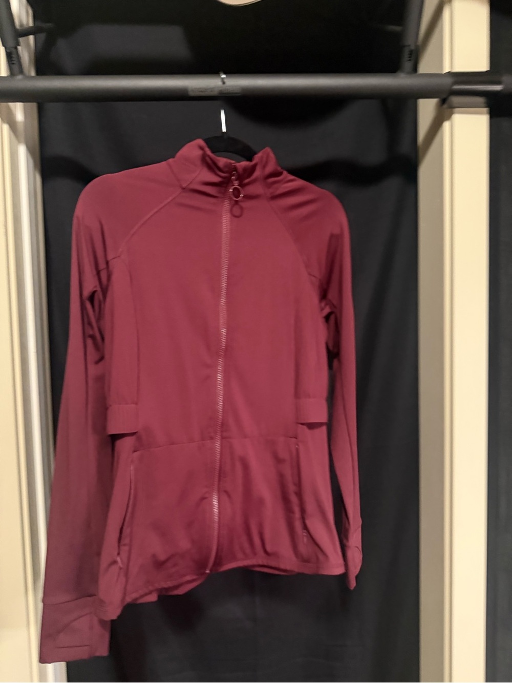 Fabletics Maroon Trinity Performance Jacket - Picture 4 of 7
